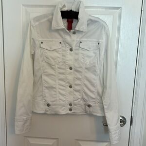 Jean Jacket w stretch & slash pockets